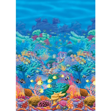 Coral Reef Scene Setter 40X4 40 per roll