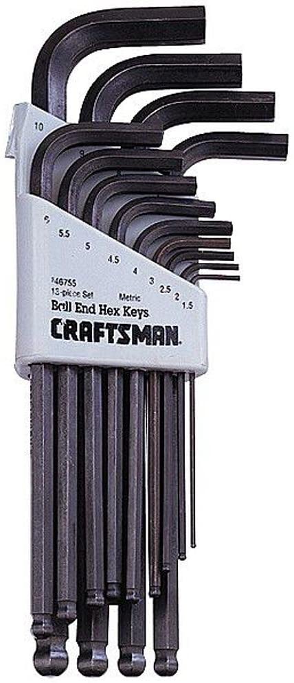 Craftsman 9-46755 Metric Hex Key Set, 13 Piece