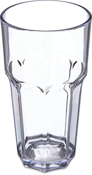 Carlisle 581807 Louis Classic Plastic Tumbler, 18 oz, Clear