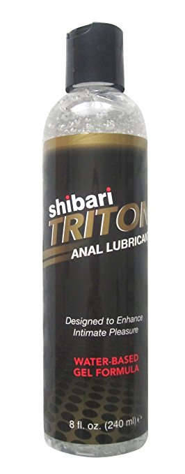 Shibari Triton Anal Lubricant, Premium Water-Based Gel Formula, Quality Anal Lube, 8 Fluid Ounces
