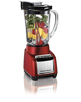 Hamilton Beach 53519 Wave-Action Blender, Metallic Red