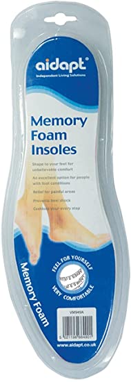 All Shoe Sizes's Pair Medical & Comfort Foot Support Memory Foam Insoles