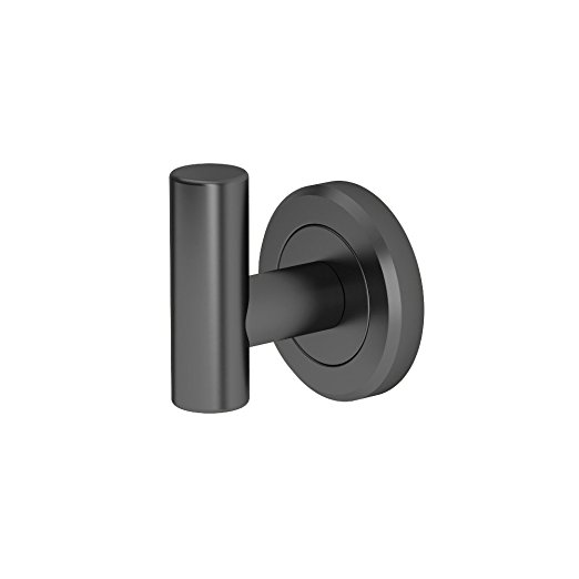 Gatco 4245MX Latitude II, Robe Hook, Matte Black