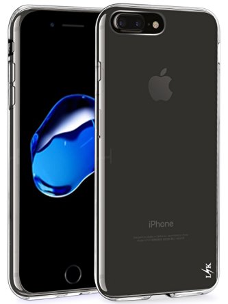 iPhone 7 Plus Case, LK Ultra [Slim Thin] Scratch Resistant TPU Rubber Soft Skin Silicone Protective Case Cover for Apple iPhone 7 Plus, Clear