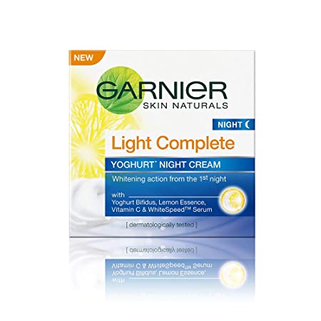 Garnier Skin Naturals Light Complete Night Cream, 18g