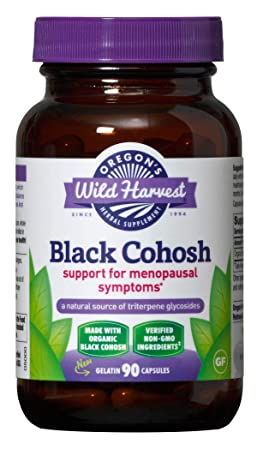 Oregon's Wild Harvest Black Cohosh Organic Herbal Supplement, 90 Count