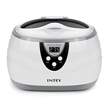 INTEY Digital Ultrasonic Cleaner Professional for Jewelry, Eyeglasses, Watches, Dentures and More, 600ml