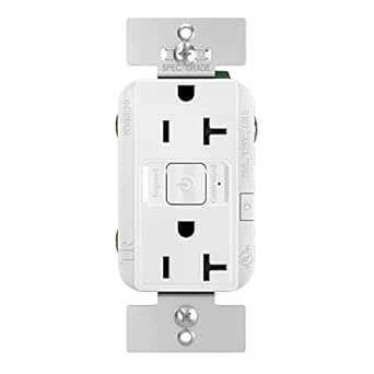 Legrand Radiant WNRR20WH 20 Amp Smart Outlet with Netatmo, Compatible with Alexa, Google Assistant & Apple HomeKit, 20A, White (1 Count)