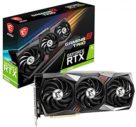 MSI Gaming Z Trio 10G LHR NVIDIA GeForce RTX 3080 10GB GDDR6X Graphics Card