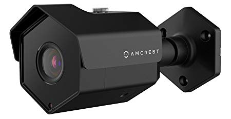 Amcrest UltraHD 5MP Outdoor POE Camera 2592 x 1944p Bullet IP Security Camera, Outdoor IP67 Waterproof, 104° Viewing Angle, MicroSD Recording, 98ft Night Vision, 5-Megapixel, IP5M-1173EB (Black)