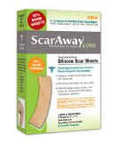 ScarAway Flex Silicone Scar Treatment Sheets with Flexisil Technology 15 x 7 In 9 Strips