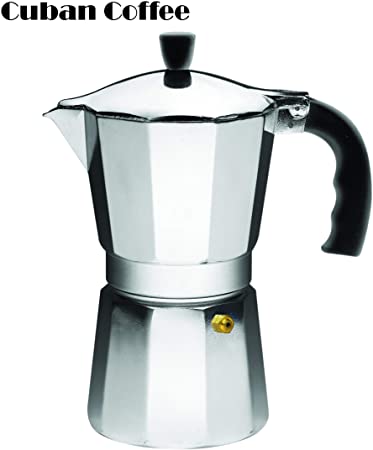 IMUSA, B120-43V, Aluminum Espresso Stovetop Coffeemaker 6-Cup, Silver