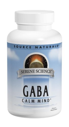 Source Naturals GABA, 750mg, Calm Mind,45 Capsules