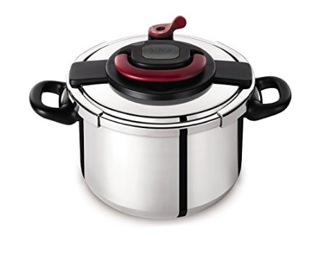 Tefal Clipso Plus Stainless Steel Pressure Cooker, 6 L