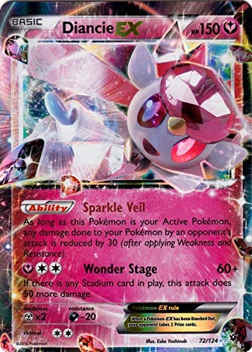 Pokemon - Diancie-EX (72/124) - XY Fates Collide - Holo