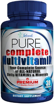 Daily Multivitamin For Men and Women  Antioxidant Natural Sourced Vitamins  Not Synthetic Whole Food Multivitamins  Best Multi-vitamin and Minerals Supplement Without Iron  Energy For Workout