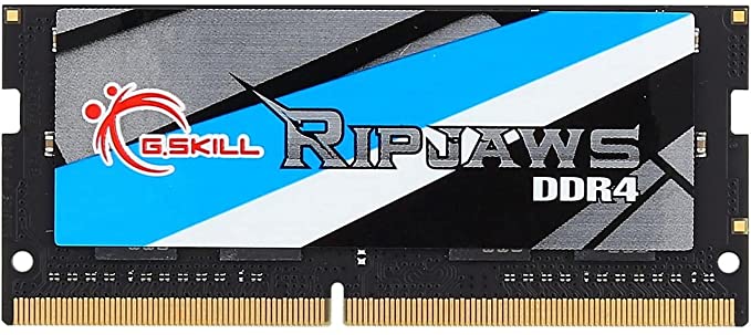 G.Skill RipJaws SO-DIMM Series 8GB (1 x 8GB) 260-Pin DDR4 2666 (PC4-21300) CL19-19-19-43 1.20V SO-DIMM Memory Model F4-2666C19S-8GRS