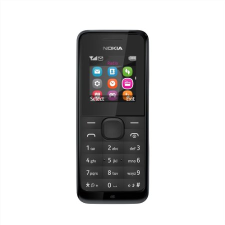 Nokia 105 SIM-Free Mobile Phone - Black