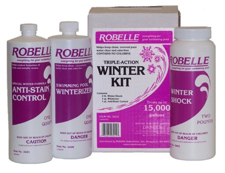 Robelle 3415 Triple-Action Winter Kit for Swimming Pools, 15000-Gallon