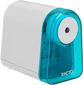 X-ACTO Mighty Mite Battery-Operated Pencil Sharpener, Color May Vary, 1 Count