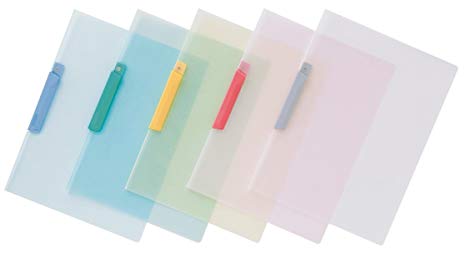 Pentel Recycology Clip File - Assorted, Pack of 10