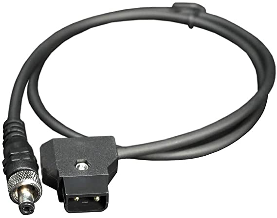 Hollyland 22' D-Tap/P-Tap to DC Cable for Mars 400S/ Mars 400/ Mars 300 Transmitter or Receiver, 2-Pin Barrel Locking Power Cable.