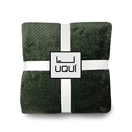 U UQUI Summer Throw Blanket Lightweight Fuzzy Blankets All Season for Couch Sofa Bed Full Twin Size 66 X 90 Inches