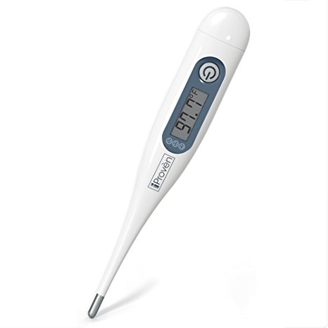 Baby Thermometer - Rectal Thermometer with Tiny Tip for High Comfort - Quick Read and Highly Accurate - iProven DT-R1221B