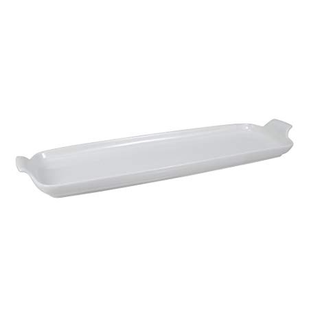 Luciano, Gourmet Long Serving Dish, 13 inches, White