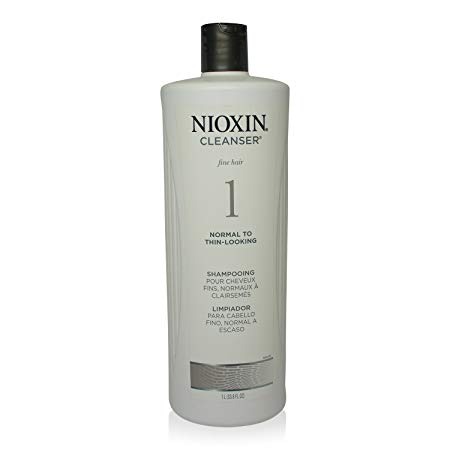 System 1 Cleanser For Fine Natural Normal - Thin Looking Hair by Nioxin for Unisex - 33.8 oz Cleanser