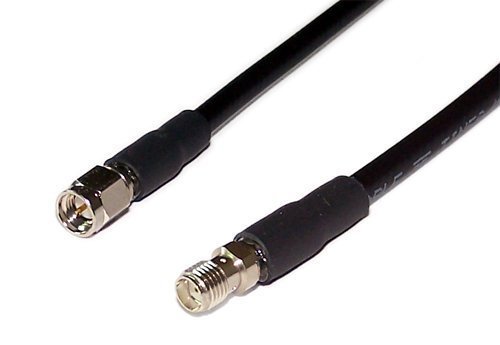 SMA Male to SMA Female Jumper - Times Microwave LMR-240 Coaxial Cable | LMR240 RF Antenna Extension Cable/Coax Transmission Line Including an MPD Digital (Tm) Magnet (20 inch/ 50 cm)