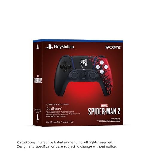 Sony DualSense® Wireless Controller – Marvel’s Spider-Man 2 Limited Edition