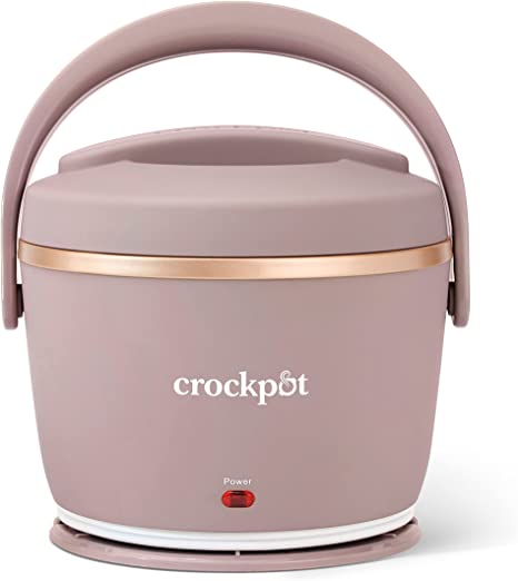 Crock-Pot 20-oz Lunch Crock Food Warmer – Heated Lunch Box – Sphinx Pink, (2158951)