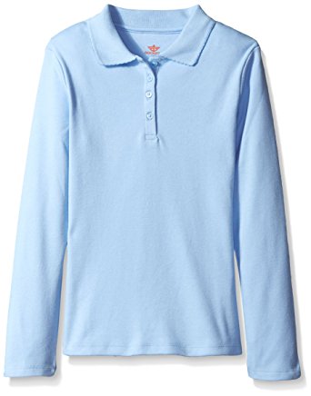 Dockers Girls' Uniform Long Sleeve Polo