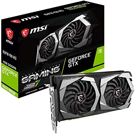 MSI Gaming GeForce GTX 1650 Super 128-Bit HDMI/DP 4GB GDRR6 HDCP Support DirectX 12 Dual Fan VR Ready OC Graphics Card (GTX 1650 Super Gaming X)