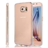Galaxy S6 Case Swees New Slim Transparent Silicone Gel TPU Case for Samsung Galaxy S6 2015  Scratch Resistant CLEAR VIEW CASE  Crystal Clear Design
