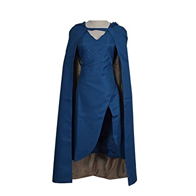 YBKJ Game of Thrones Dress Cosplay Costume Womens Top Design Cloak