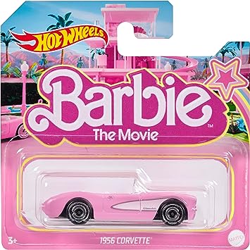 Hot Wheels 2023 Barbie 1956 Corvette Barbie The Movie