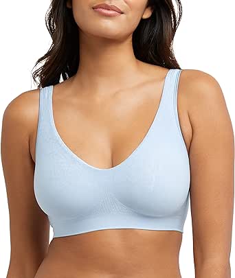 Bali Women's Wireless Bra, Comfort Revolution Seamless Bra, ComfortFlex Fit, Moisture-Wicking