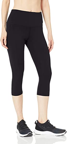 Amazon Essentials Women's Studio Sculpt High-Rise Capri Yoga Legging