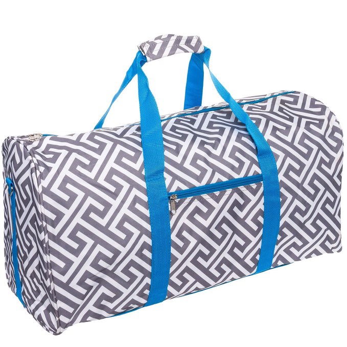 Silverhooks Greek Key 22" Duffle Carry-On Travel Bag