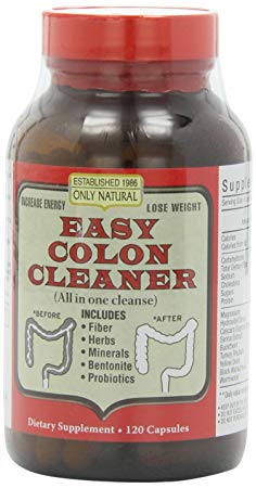 Only Natural Easy Colon Cleaner, 120-Count