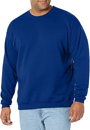 Hanes EcoSmart Fleece, Cotton-Blend Pullover, Crewneck Sweatshirt for Men (1 Or 2 Pack)