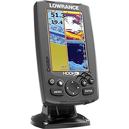 Lowrance Hook-4 Sonar/GPS Mid/High/Downscan Fishfinder