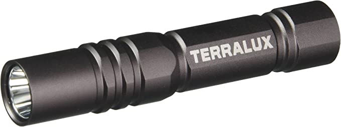 TerraLux TLF-KEY2-GRY Keychain 35 Lumens LED Flashlight, Gray