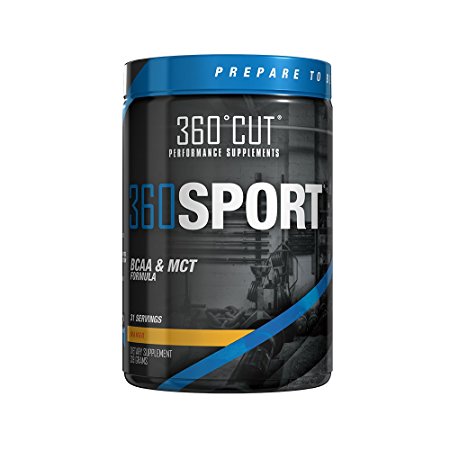 360CUT 360SPORT-360CUT 360SPORT- BCAA Branched Chain Amino Acid and MCT Oil Formula with L-Citrulline Malate for Optimal Athletic Performance and Recovery in Men and Women.Great-tasting Mango Flavor!