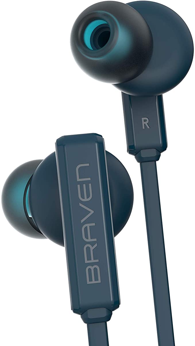 Braven Flye Sport - Water-Resistant, Bluetooth Earbud - Blue, 604002602