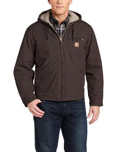 Carhartt Men's Sherpa Lined Sandstone Sierra Jacket J141