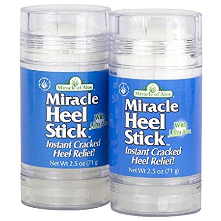 Miracle Heel Stick 2-Pack — Ends Hard, Cracked, Rough Heels Forever