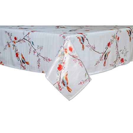 Lenox Chirp Print 60 by 102, Oblong/Rectangle, Multi